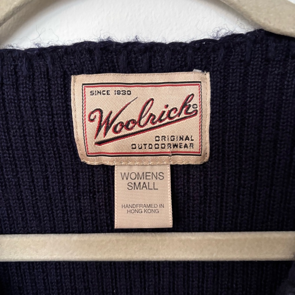 Vintage Woolrich Patchwork Christmas Sweater Vest… - image 2